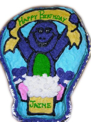 Barney Cake