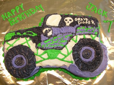 Monster Truck Cake