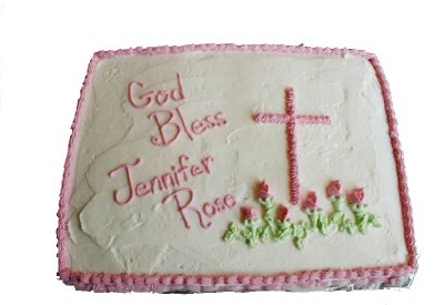 Large Baptism/Christening Cake