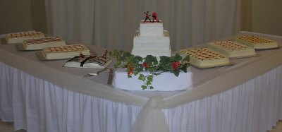 Square Three Tier Cake